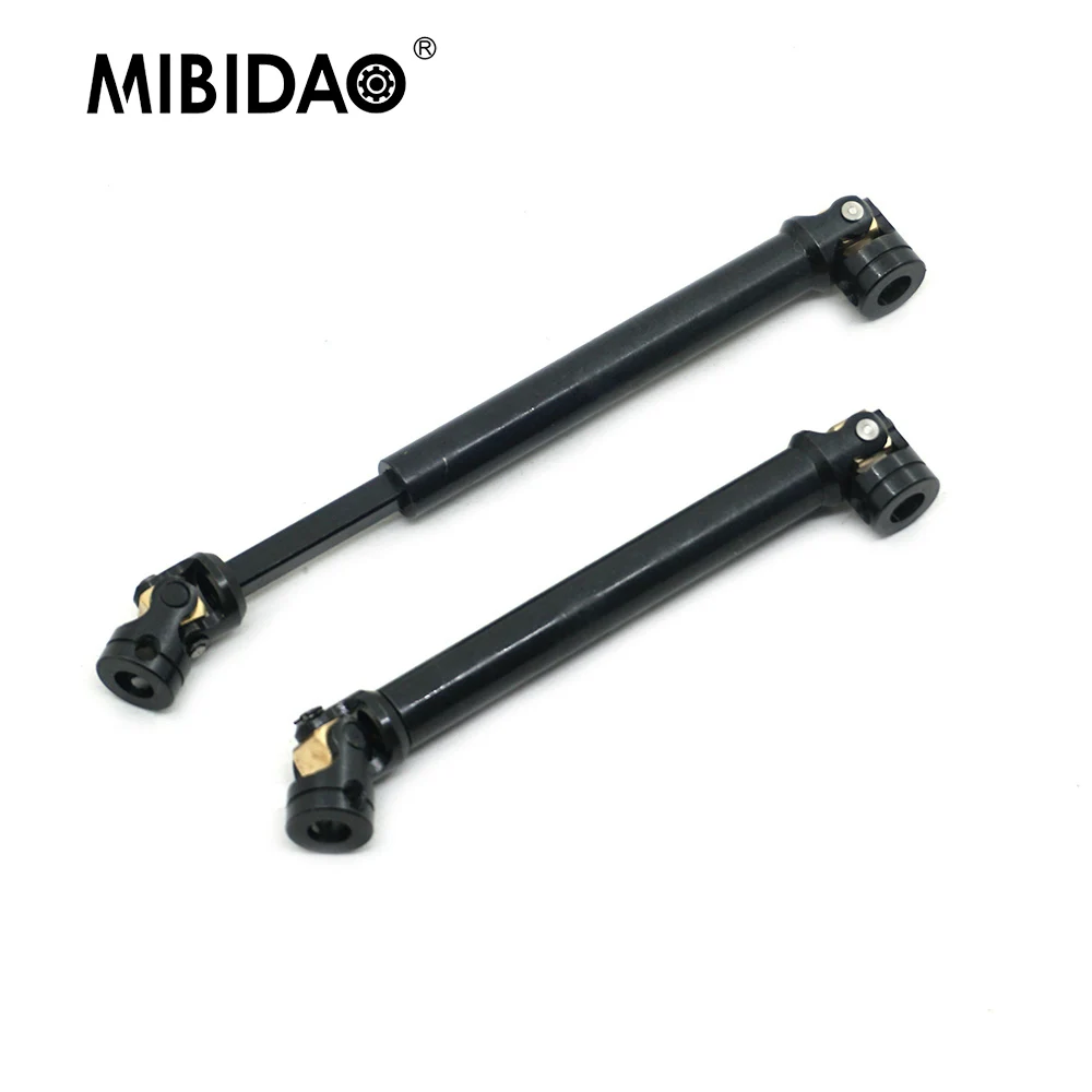 

MIBIDAO Steel 90/100/110mm Transmission Drive Shaft for Axial SCX10 90027 90028 90035 90053 D90 D110 TF2 CC01 1/10 RC Car Model