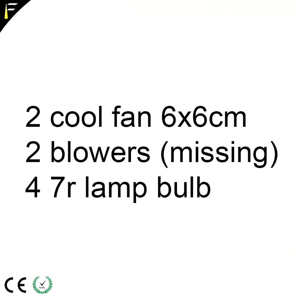 

Beam Light 7R 230w Spare Parts