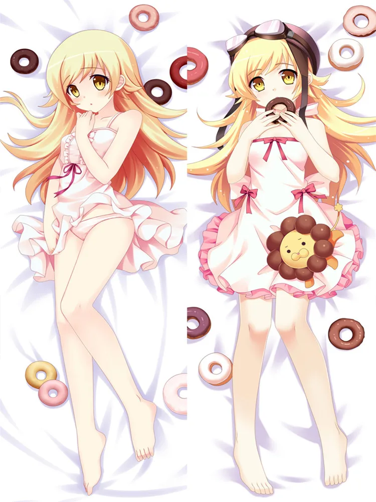 

Подушка Аниме Dakimakura Bakemonogatari чехол Oshino Shinobu Сделай Сам домашнее постельное белье Наволочка обнимающая подушка для тела Чехол