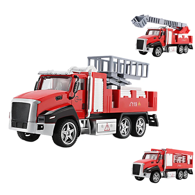 

Truck Firetruck Fire Truck/Engine Vehicle Car Boy Children's Toys Sound and Light Simulation Fire Truck Alloy Toys