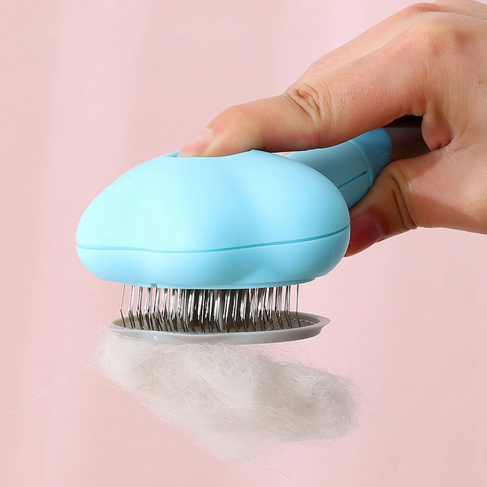 

Self Cleaning Slicker Brush Remove Loose Undercoat Massaging Combs for Dog Cat Bunny Long Short Hair Pet Grooming Shedding Tools
