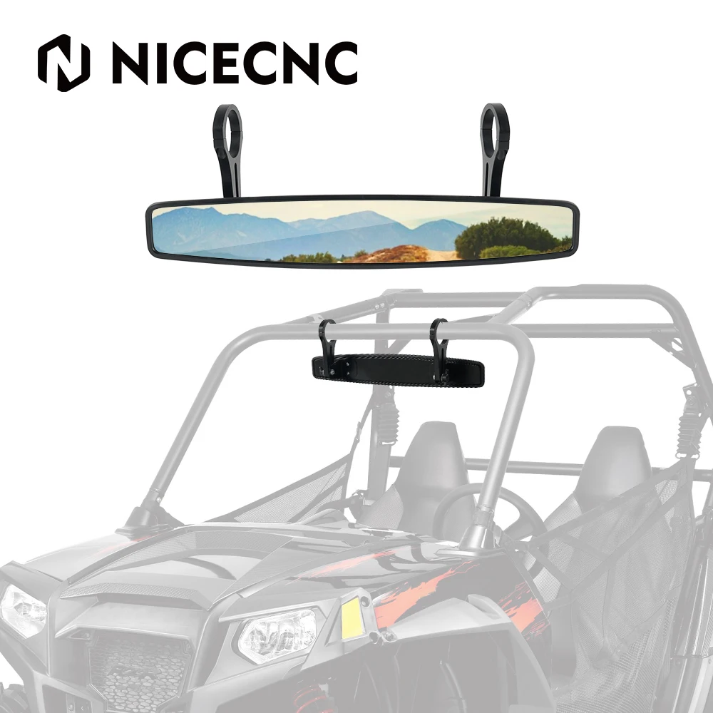 

NICECNC UTV Rear View Mirror For Polaris RZR XP 1000 Turbo 900 800 570 2008-2021 Rangers 02-08 All 1.75" Roll Bars Accessories
