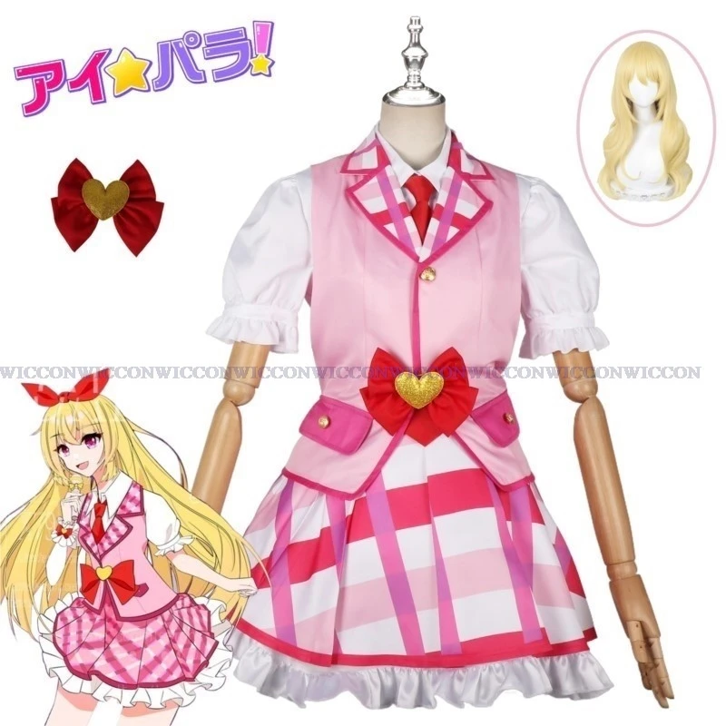 Аниме айкатсу! Женский костюм для косплея Hoshimiya Ichigo ободок волос