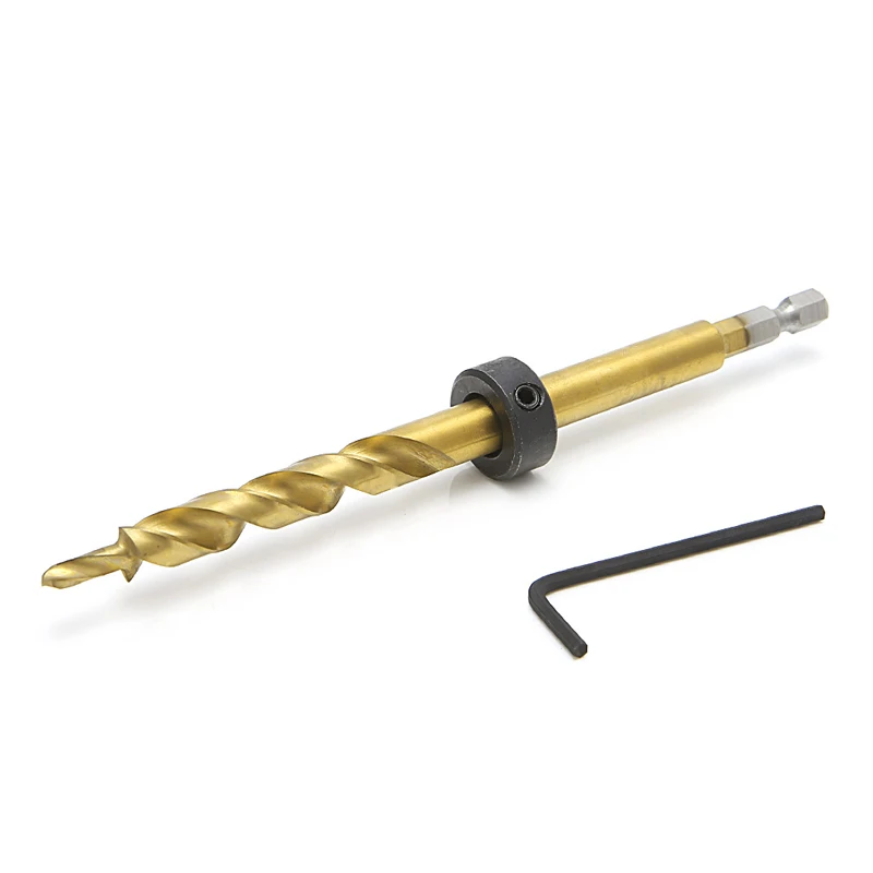 Новое шестигранное карманное отверстие 1/4 &quotступенчатое сверло + стопорный