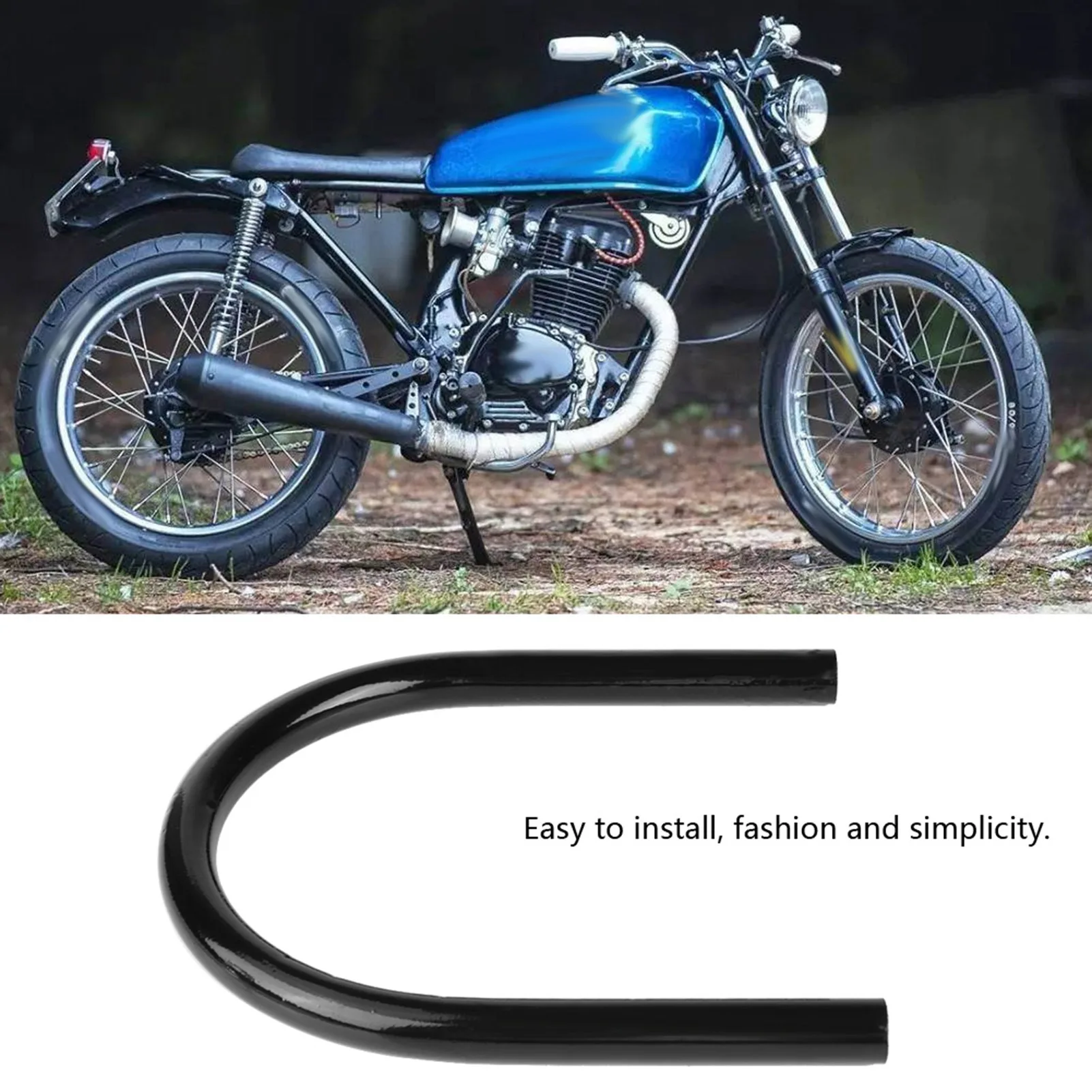 230 мм рама заднего сиденья мотоцикла петля обруч кронштейн DIY аксессуар прямой