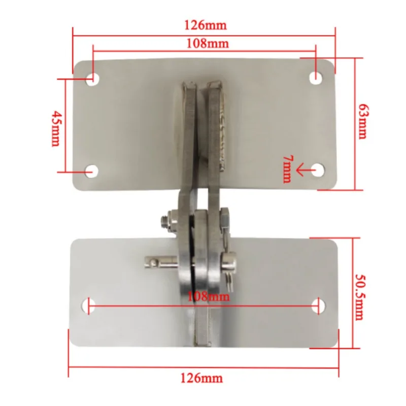 

1 шт., комплект шарниров для крышки гриля из нержавеющей стали 304, запасные части для петли для гриля Weber Smokey Smoker
