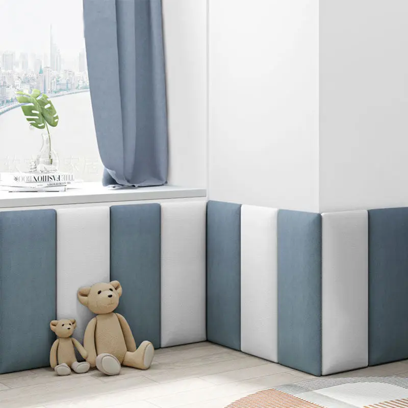 

2022 Soft-packed wall stickers are designed as tatami kang enclosures for children's anti-collision