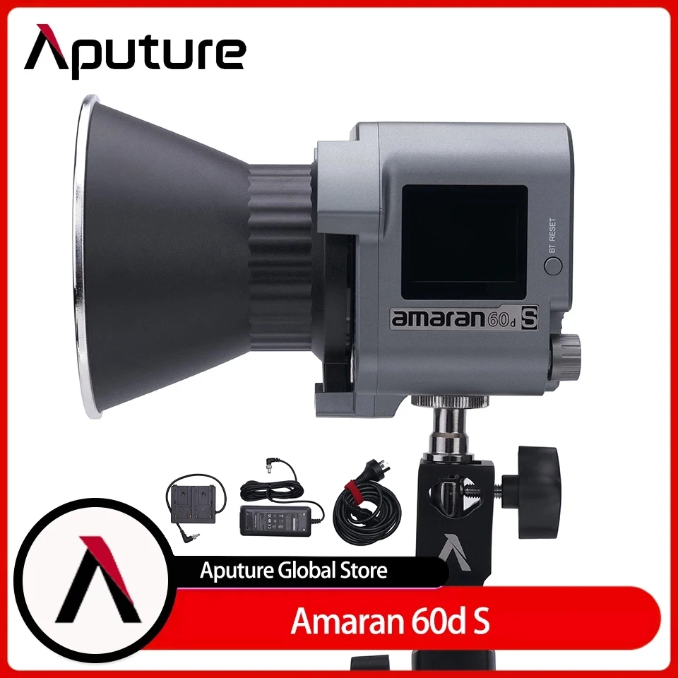 Aputure Amaran COB 60d S 5600K Дневной свет 60 Вт портативное освещение для фото-и видеосъемки CRI≥ 96 TLCI≥ 99 8 Встроенные фотоэффекты
