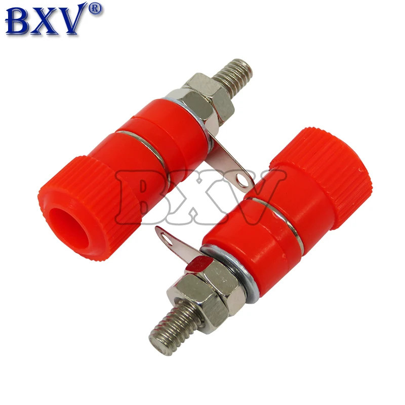 5 шт. клеммные колодки JS-910B 4 мм черный красный клеммный разъем соединительный