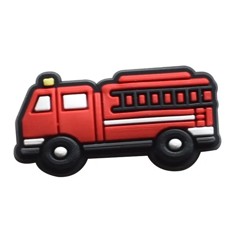 Wholesale Shoe Charms Decorations Fits for Crocs Accesorios 100 Pack Fireman Boys Kids Women Christmas Gifts Birthday Party Pins