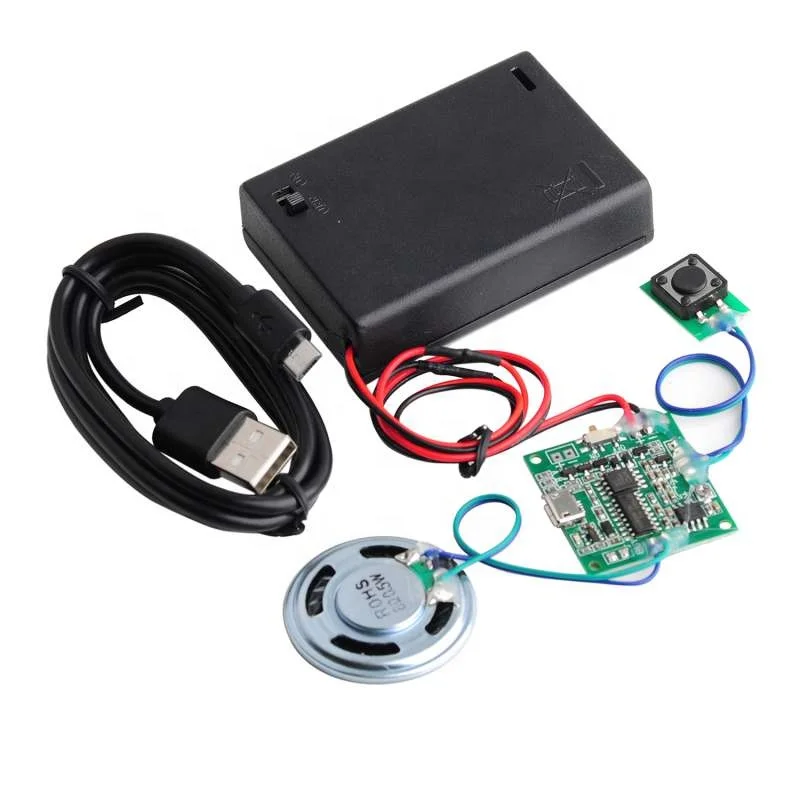 

DIYmall Recordable Sound Module Button Control 8M MP3 WAV Music Voice Player USB Board with Speaker for Mother's Day DIY Gift
