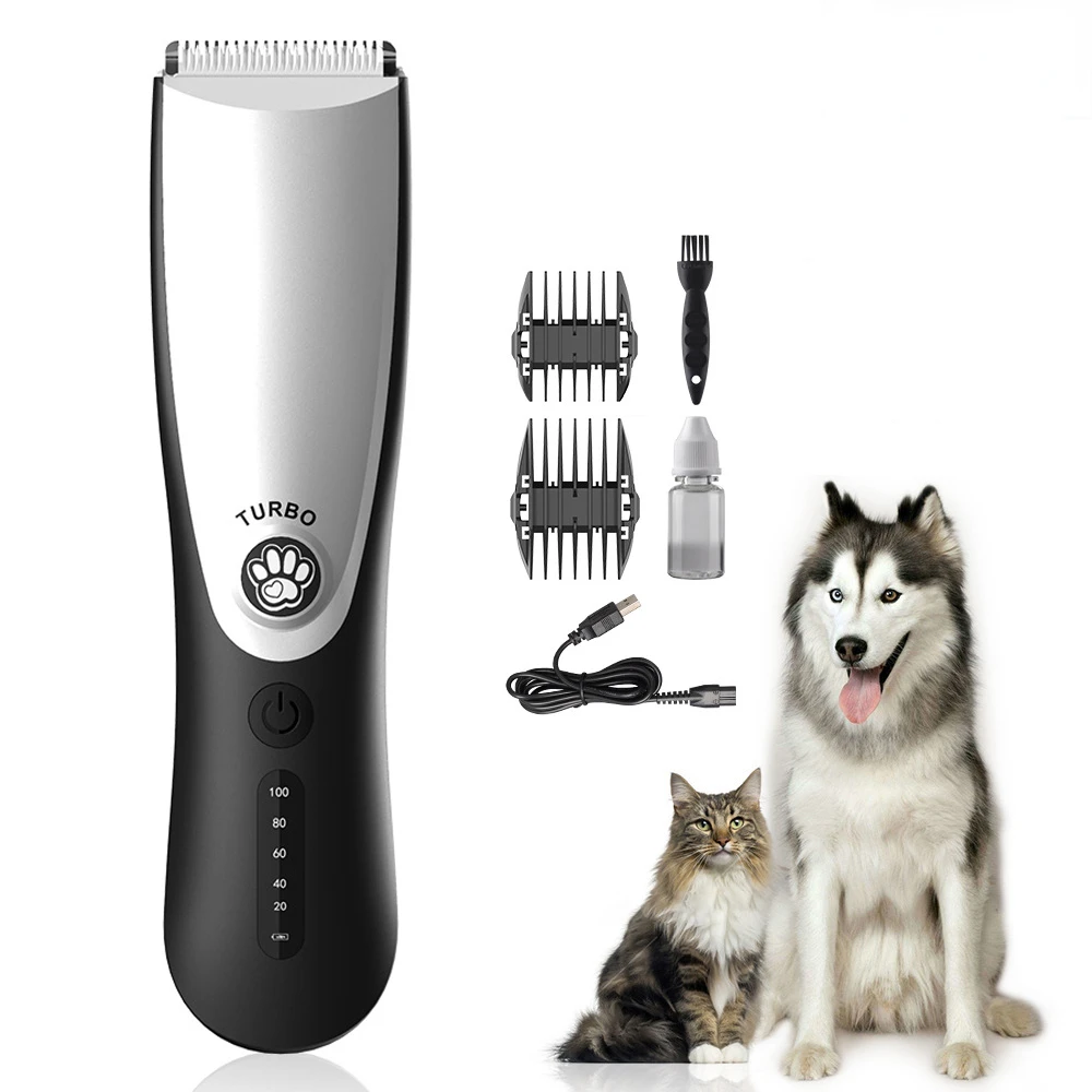 

ZP-291 Trimmer for Dogs Hair Clipper Professional Electric Shaver USB Dog Remover Clippers Ceramic Blade Cutter Haircut Machine