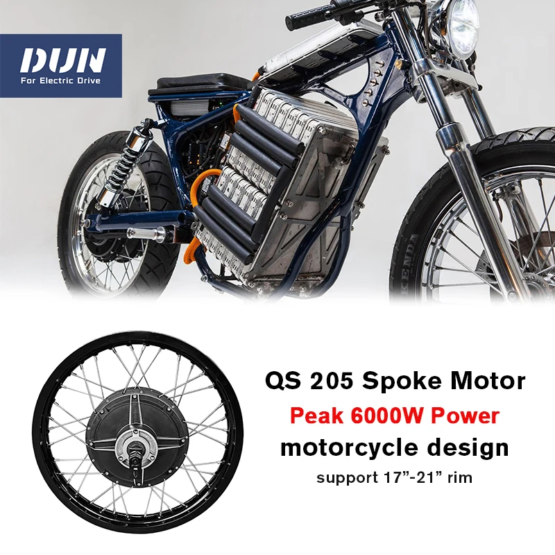 

17" 18" 19" 21" Laced Moped Motorcycle Wheel 3000W Peak 6000W Hub Motor for Electric Bicycle Ebike Scooter