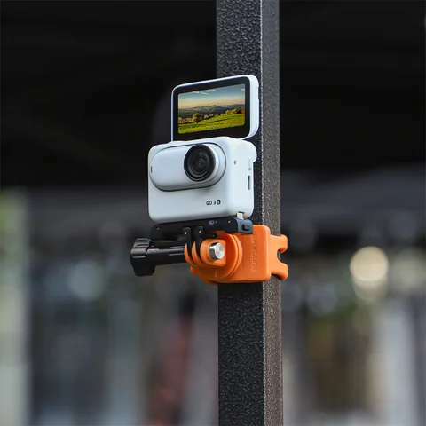 Гибкий силиконовый ремешок для DJI OSMO Action 5Pro/4/3, свободно регулируемые углы, держатель для спортивной камеры, подставка для Insta360/Gopro