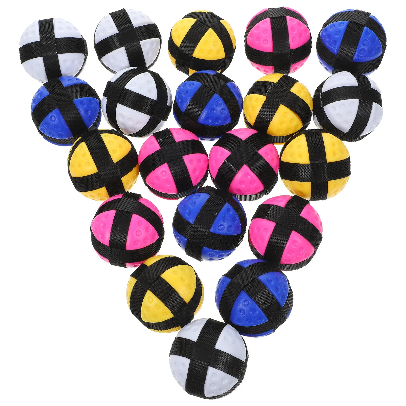 

20 Pcs Ceiling Kid Toy Dart Board Sticky Balls Replace Fabric Funny Wall Nylon Hook Loop Child Game