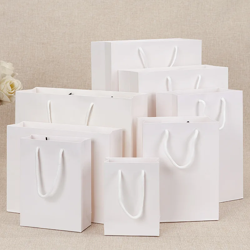 Белая сумка-тоут для подарков