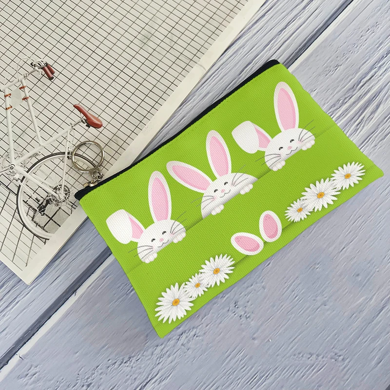 Модная женская сумка для монет милая мультяшная девушка Портативная на молнии