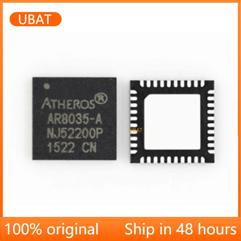 

1-100 Pieces AR8035-AL1A QFN-40 AR8035 AR8035-A Network Card Chip IC Integrated Circuit Brand New Original Free Shipping