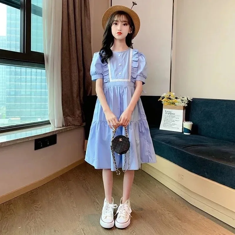 

Girls' dress elegant thin princess style children's summer boutique kids designer clothes clothing 2023 The new listing Fashion