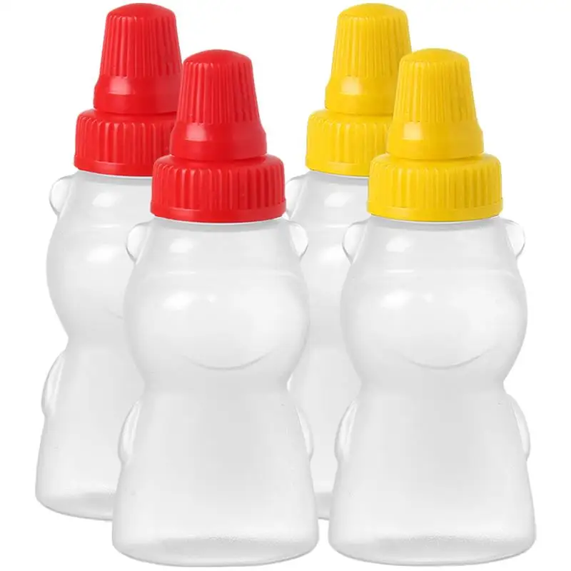 Tiny Squeeze Bottles  Squeeze Bottles For Sauce Mini Bear Bottle Salad Tomato Sauce Separate Bottles