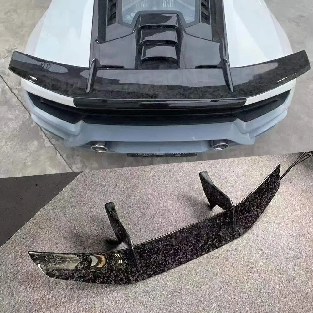 Задний спойлер багажника из сухого углеродного волокна крыло для Lamborghini Huracan LP580