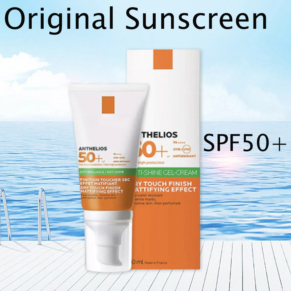 

New Original Sunscreen SPF50+ Oil Control Light and Non Greasy Suitable for Oily and Mixed Skin Green Label Face Body Sunscreen