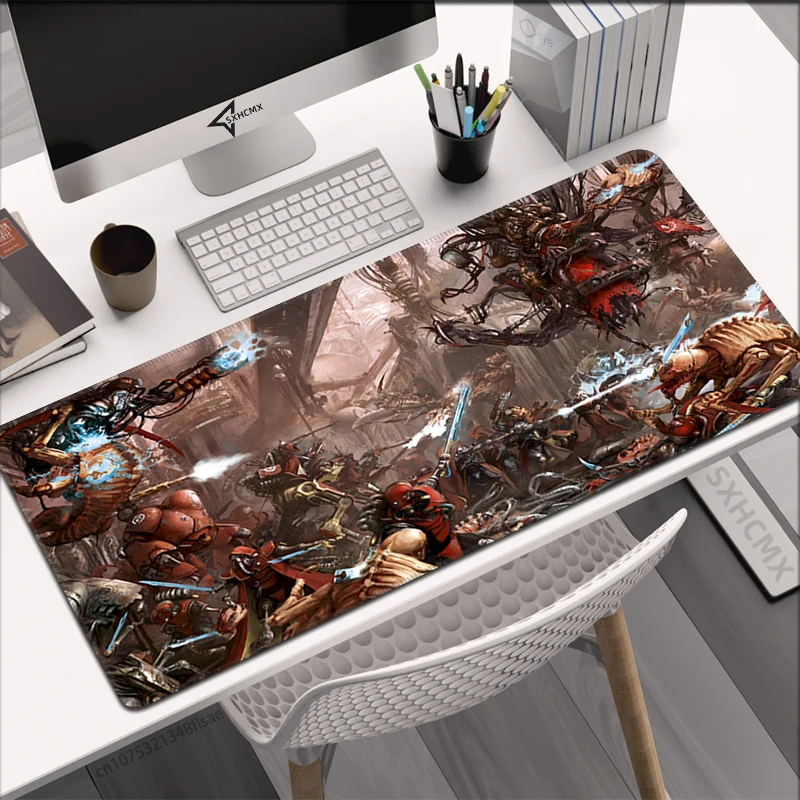Коврик для мыши XXL 900x400 мм Gamer W-Warhammers 40k Настольный коврик Игровые компьютерные