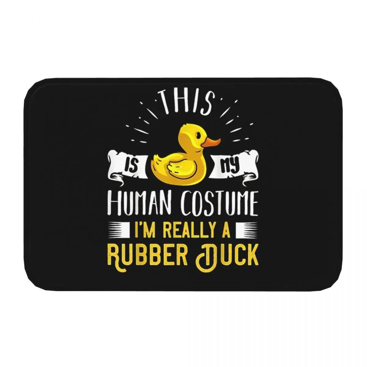 Резиновая утка нескользящий Придверный коврик подарок для костюма гигантский