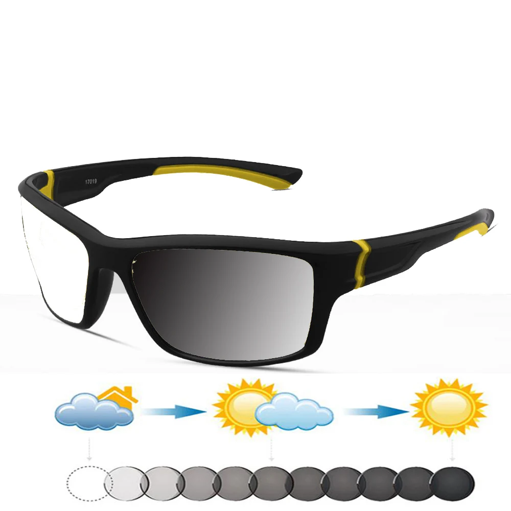 

Sport Style Handcrafted Frame One-piece Nose Pads Fashion Photochromic Reading Glasses +0.75 To +4