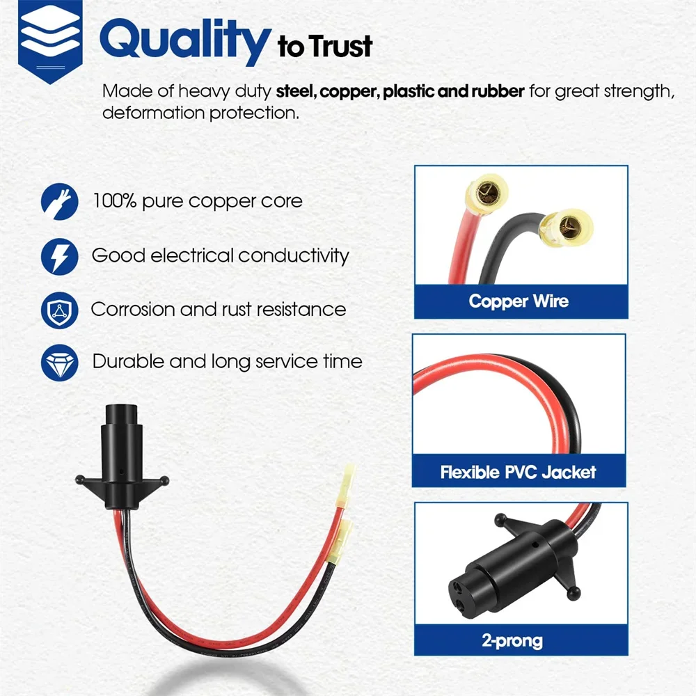 14365-6 Штекерный Троллинговый моторный разъем для лодки быстрое подключение мотор