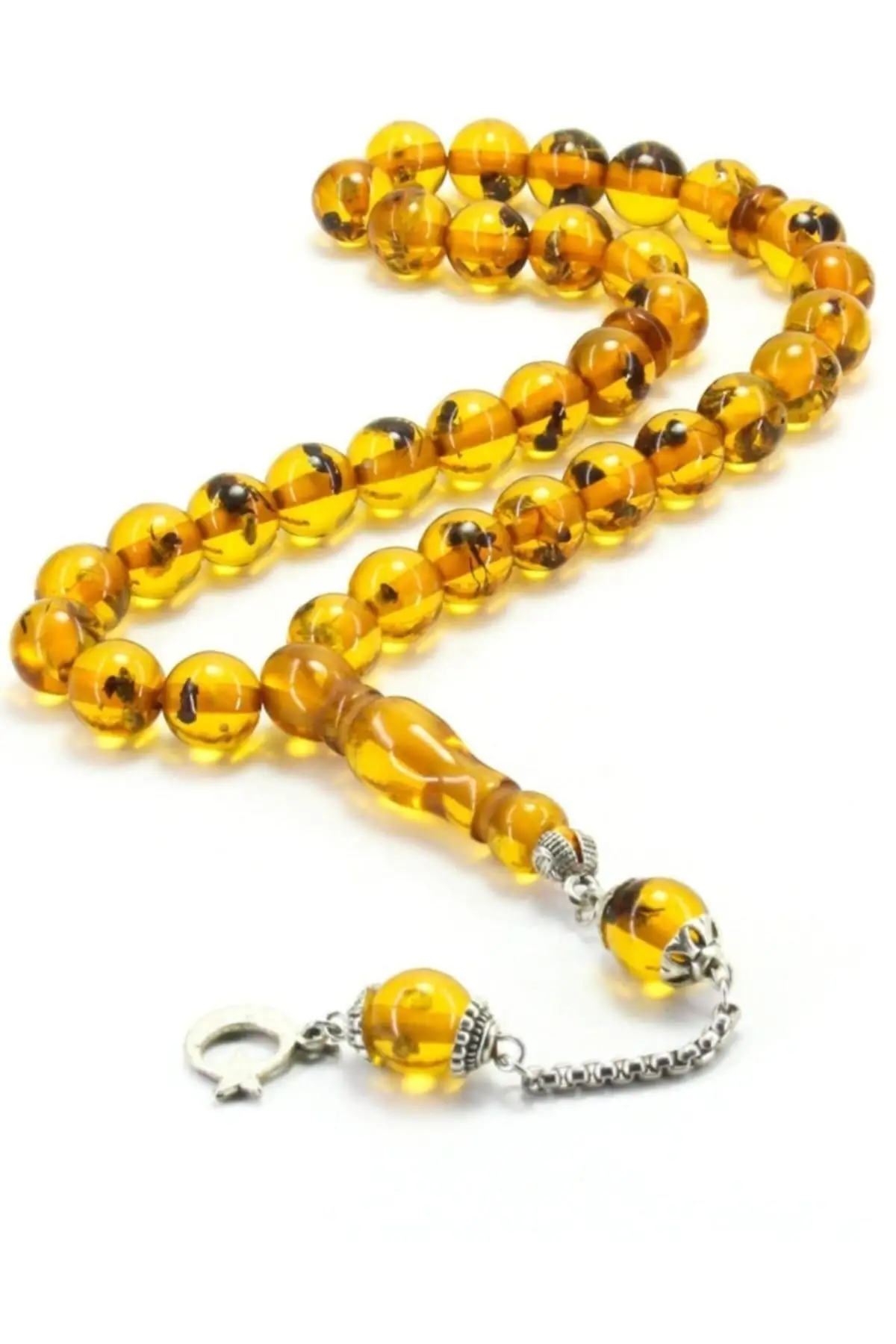 

Красивые ископаемые бусины Tasbih на заказ Янтарные Бусины индивидуальные молитвенные бусины настоящие муравьи насекомые Розарий искусственные