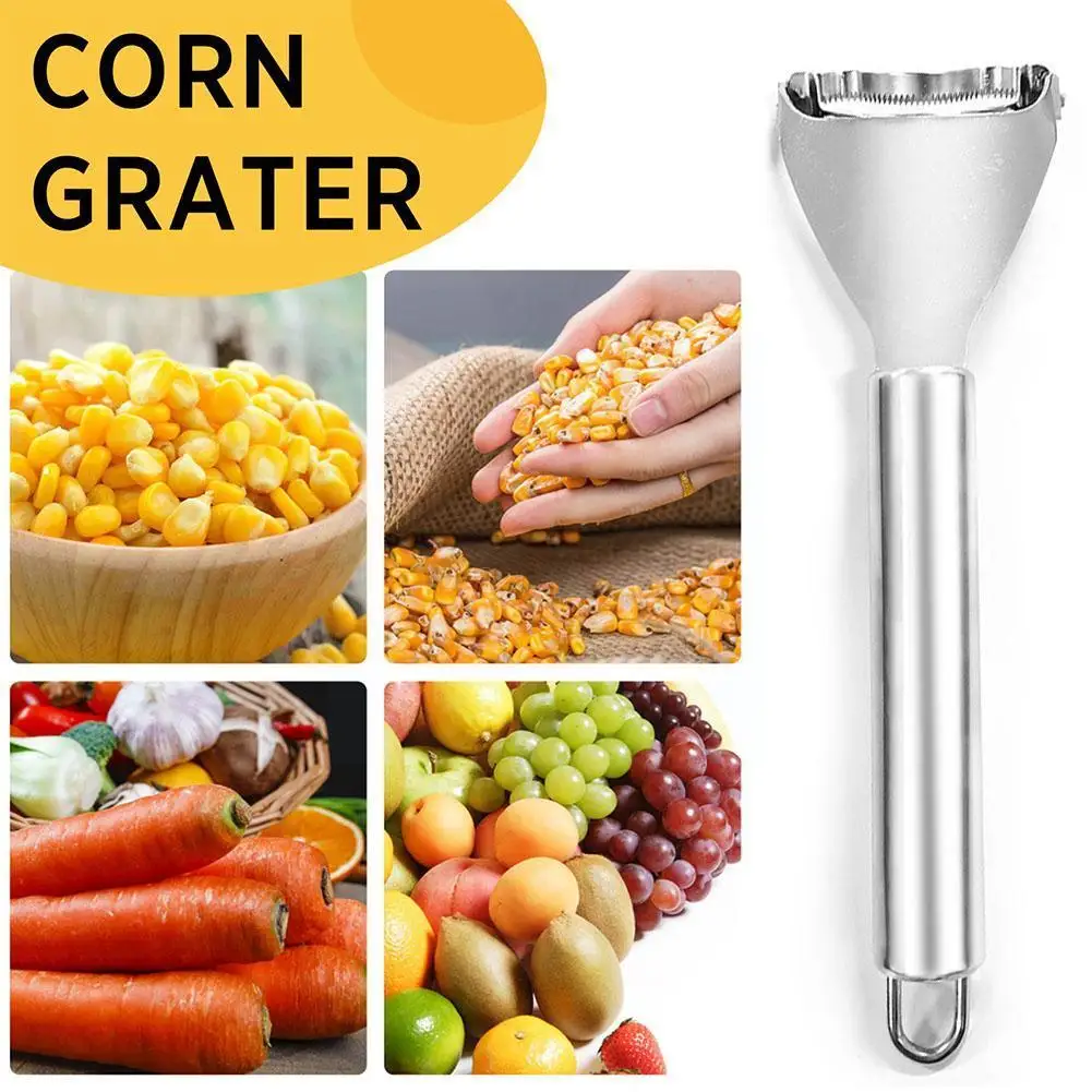 

1PCS Stainless Steel Corn Thresher Stripper Peeler Cutter Stripper Kernel Planer Kitchen Gadget Peeler Cob Corn Tool Kitche K1Z1