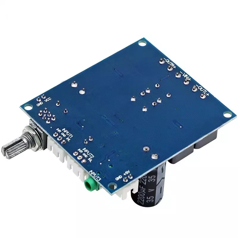 Плата цифрового усилителя мощности TPA3116D2 двухканальная 2*100 Вт