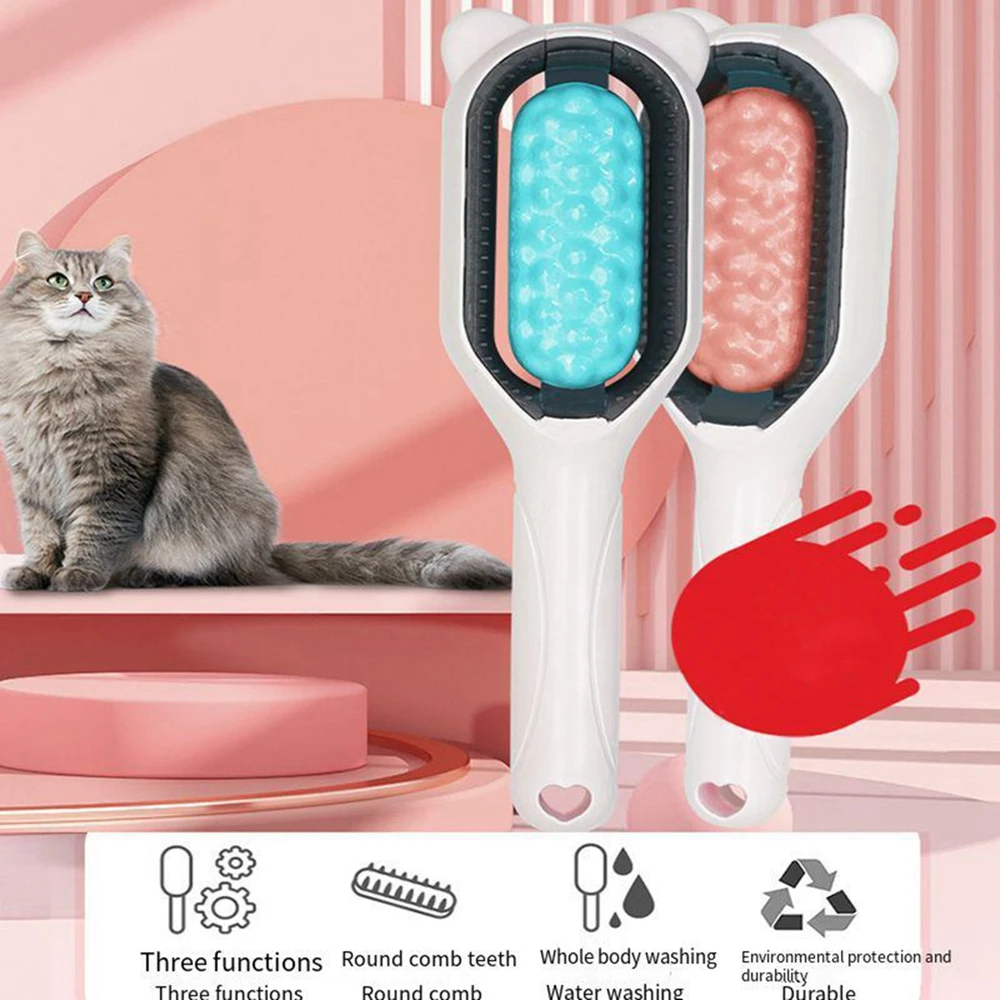 

Pet Grooming Brush Cat Dog Comb To Remove Floating Hair Sticky Hair Disposable Wipes Pets Lint Remover Pet Cleaning Tools