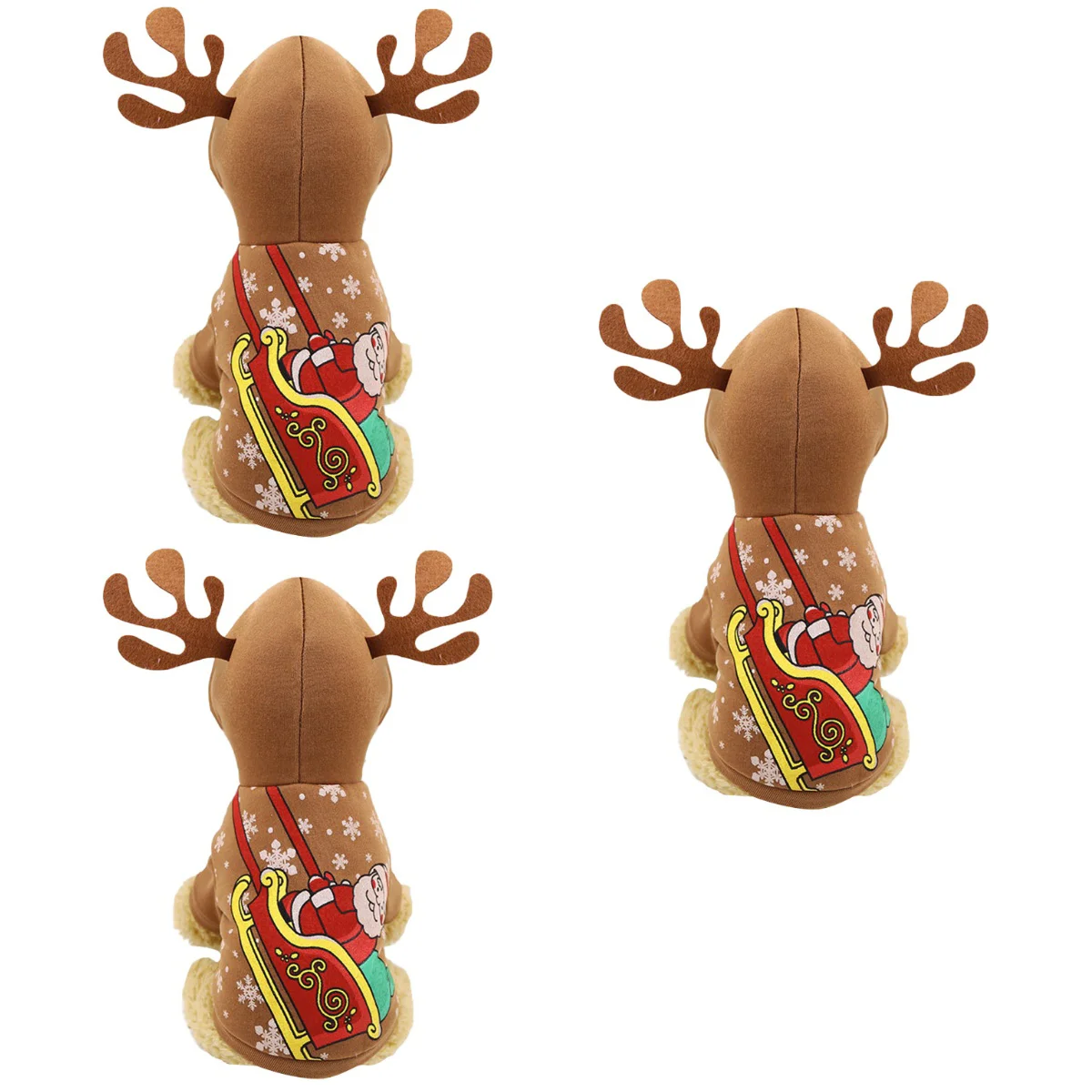 

Dog Christmas Pet Cloth Clothes Costume Cosplay Funny Cat Outfit Small Outfits Costumes Winter Reindeer Party Coat Sweatshirts