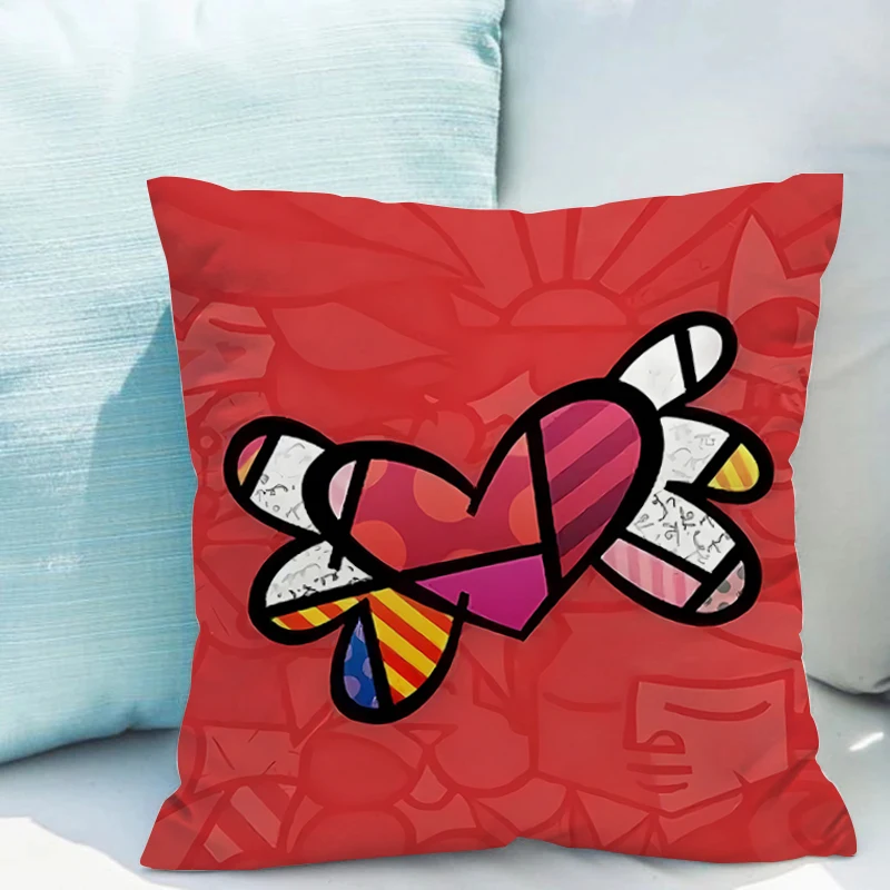 

Наволочки Britto с двусторонним принтом 40x4 0, Короткие Плюшевые Декоративные подушки для кровати, дивана, декор для комнаты, наволочка для дивана, подушка
