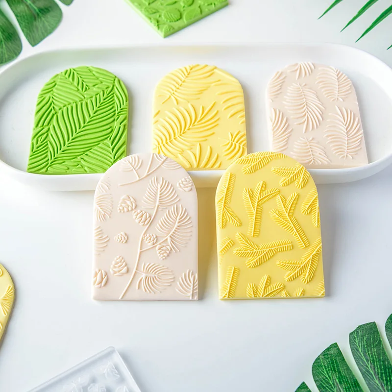 Форма для печенья с тропическими листьями тиснение штамп формы пальмовыми