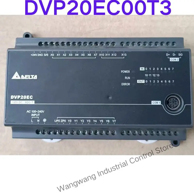 Б/у тест ОК контроллер ПЛК промышленного управления DVP20EC00T3