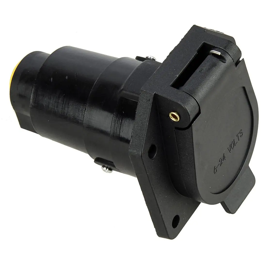 

6-24 В 7-контактный 7-контактный круглый разъем «папа» и «мама» адаптер для прицепа на колесах в американском стиле