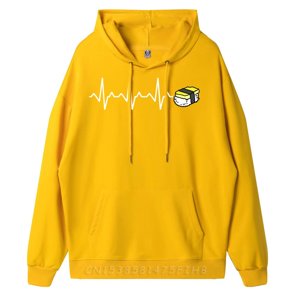 Tamago Sushi Heartbeat графический пуловер толстовки мужские негабаритные Camisetas