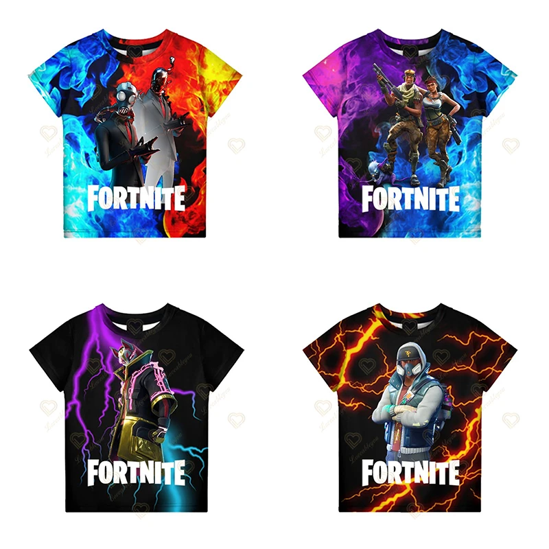 

Fortnite Summer 3D T-shirt Men Women Fashion Streetwear Boys Girls Kids Print T-shirt Cool Top T-shirt for Birthday Gifts