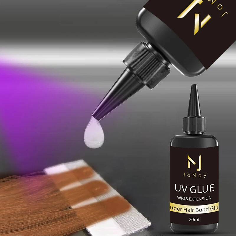 Набор УФ-клея для наращивания волос JOMAY аксессуары удаления с искусственных 30 мл