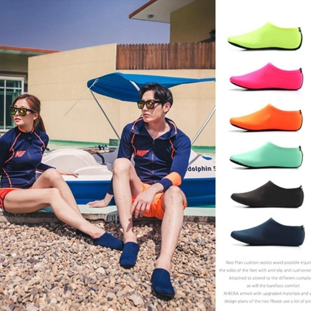 

Летние пляжные спортивные носки для дайвинга Нескользящие босоножки Защитная Кожаная обувь ласты для плавания плавники