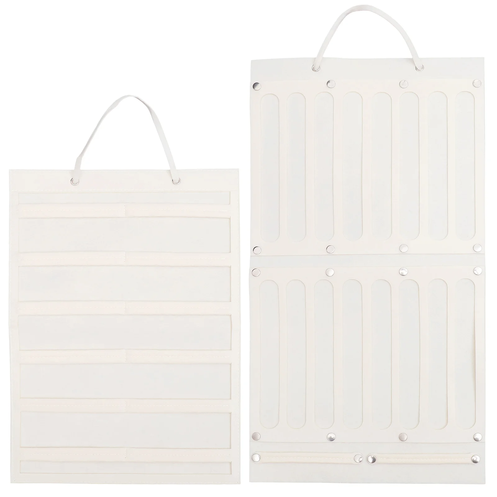 

2 Pcs Hair Clips Bow Organizer Hanging Hanger Princess Wall Headband Holder Felt Jewelry Child