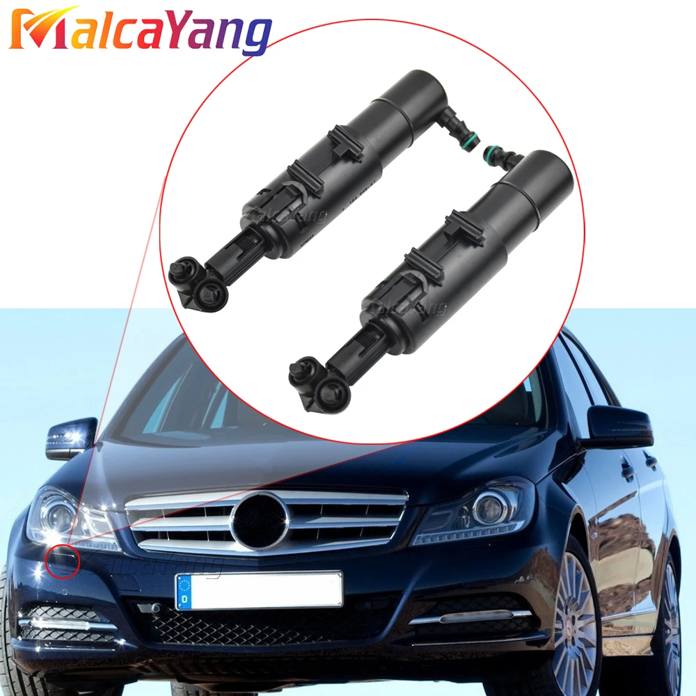 

Новинка для Mercedes-Benz W204 C200 C220 C260 C280 C320 2011-2014 сопло омывателя автомобильной фары левая и правая стороны 2048602847 2048602747