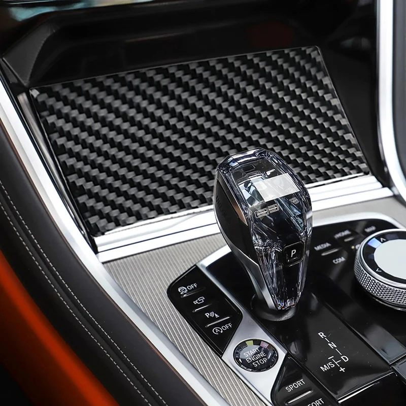 Панель для хранения консоли отделка из углеродного волокна BMW 8 серии G14 G15 G16 2019-2023
