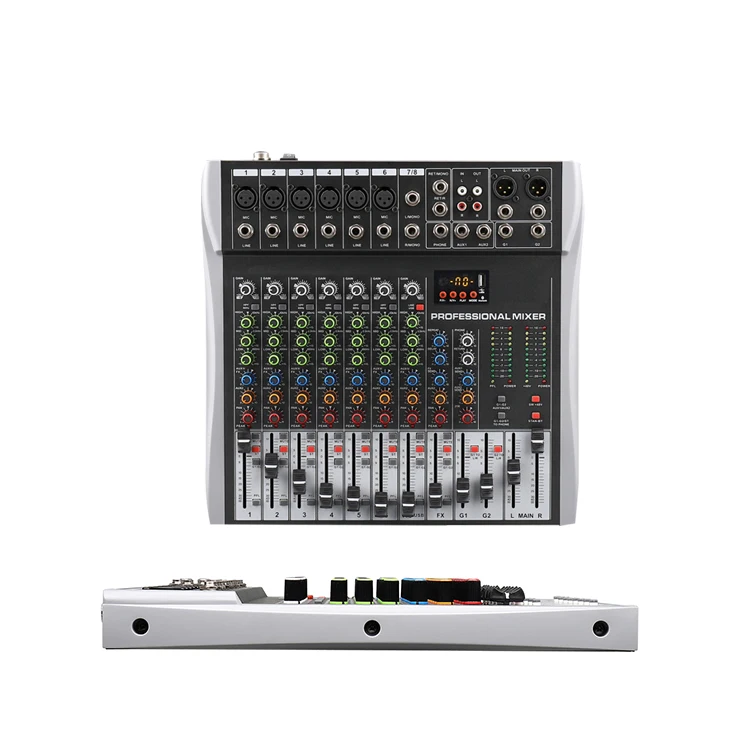 

China Factory Power Mixer Audio Multi-function Soundcraft Digital DJ Mixer Console