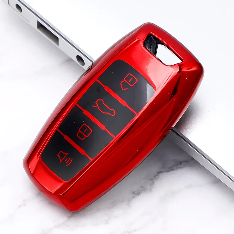 

Чехол-брелок с 4 кнопками для Great Wall Haval Jolion 2022 H6 H7 H4 H9 F5 F7 F7X F7H H2S GMW Dargo, аксессуары для автомобильных ключей из ТПУ