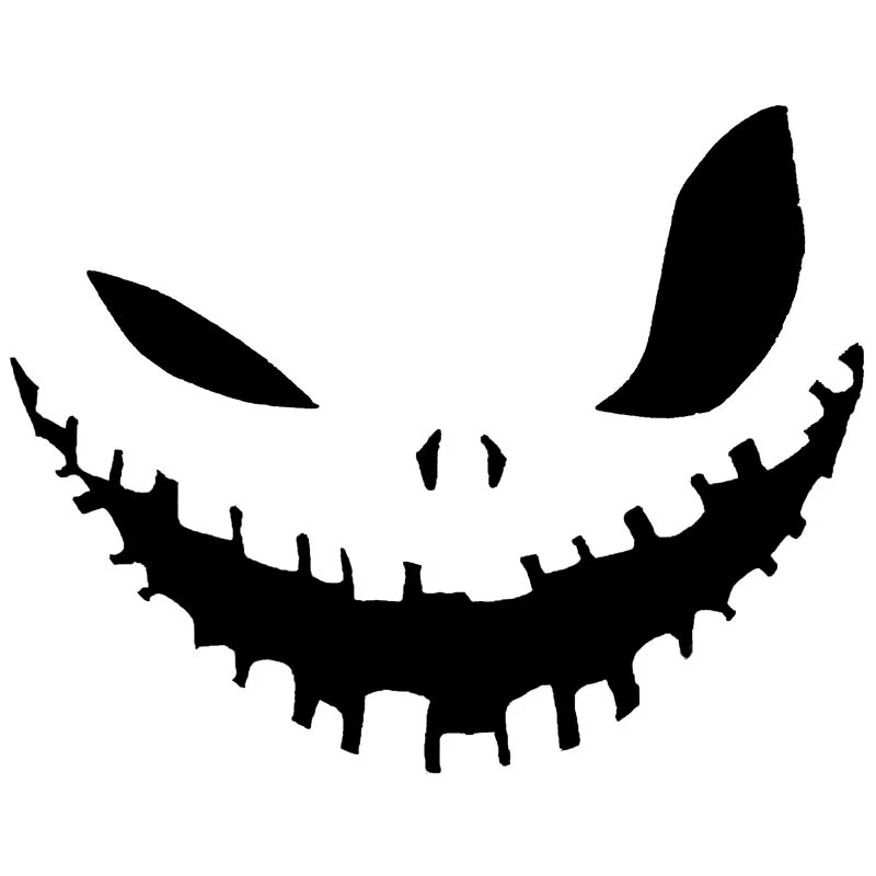 

Creative Halloween Pumpkin Modeling Art SilhouetteLaptop Decorative Accessories PVC Fashion Quality Waterproof Auto Stickers