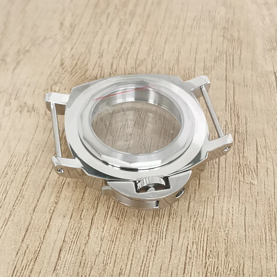 

Nh35 case Watch Accessories 40MM steel case with handle guard Suitable for Japanese NH35/36/4R/7S movement